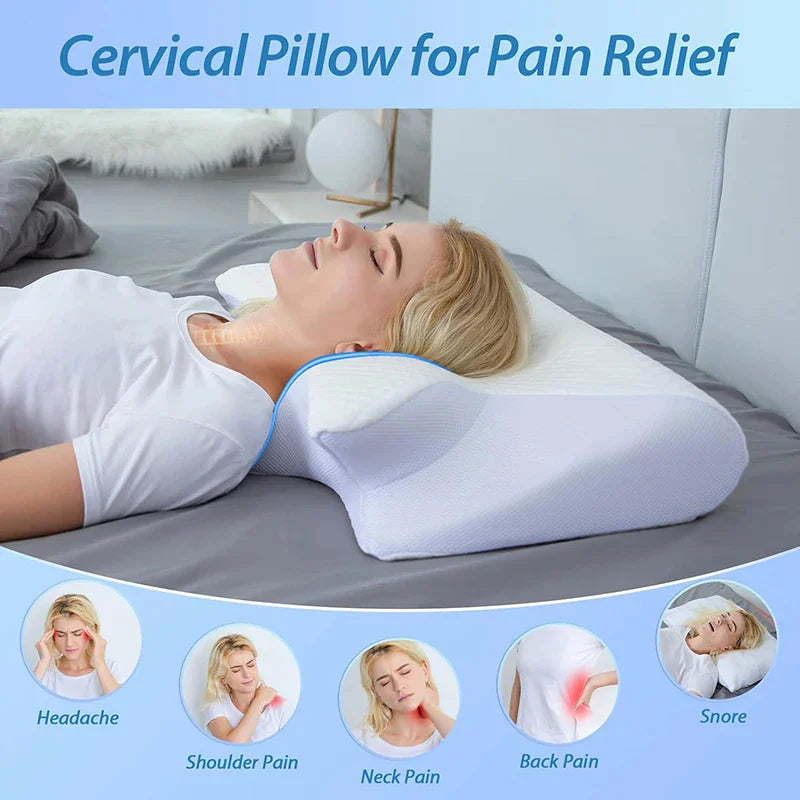 Memory Foam Cervical Pillow For Pain Relief