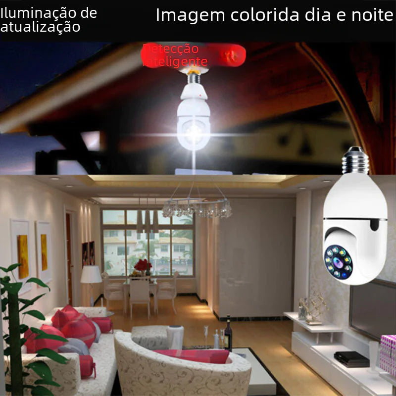 200W Wireless WiFi Security Camera with E27 Socket