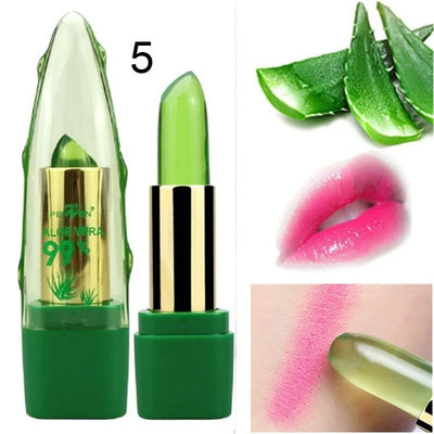 Natural Aloe Vera Color-Changing Lip Balm