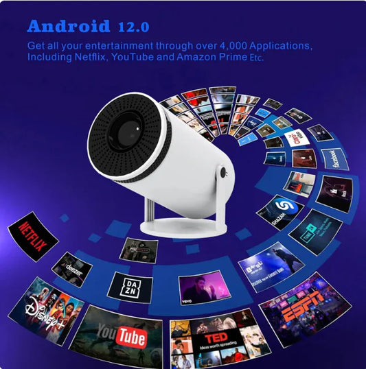 4K HD Bluetooth Mini Projector