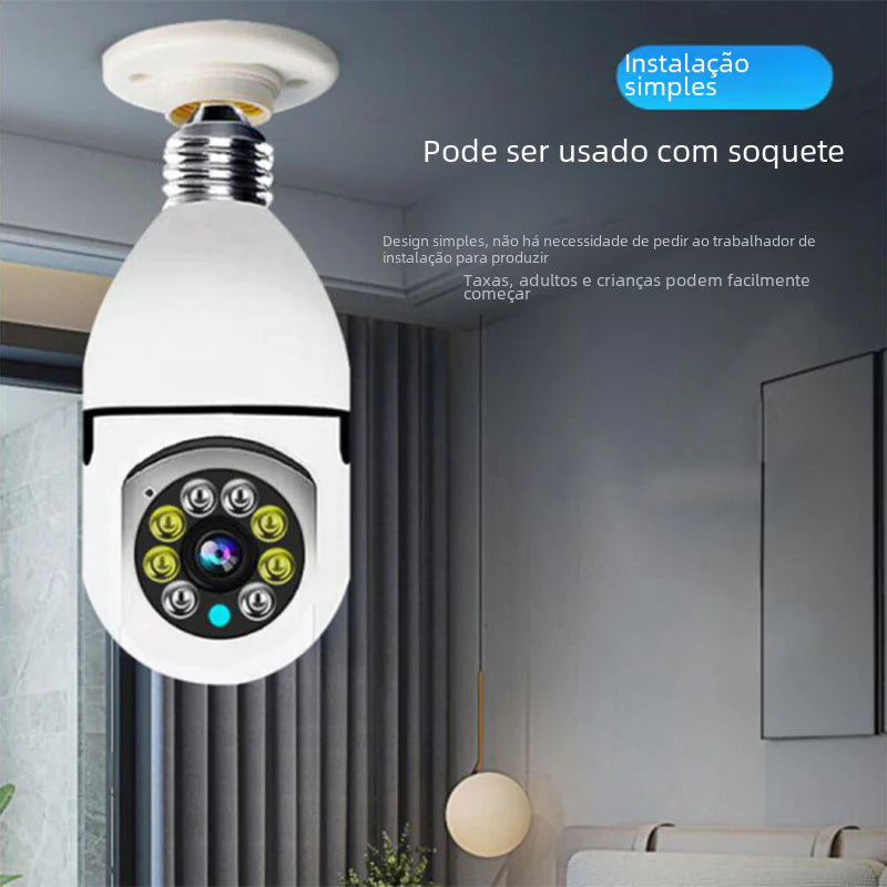 200W Wireless WiFi Security Camera with E27 Socket