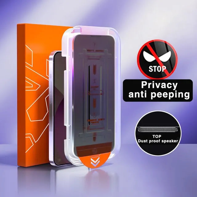 2PC 8K Privacy Screen Protector for iPhone