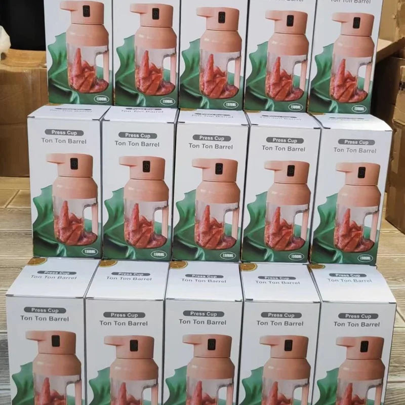 Portable Jucer Large Capacity 1500ml Juice USB Rechargeable