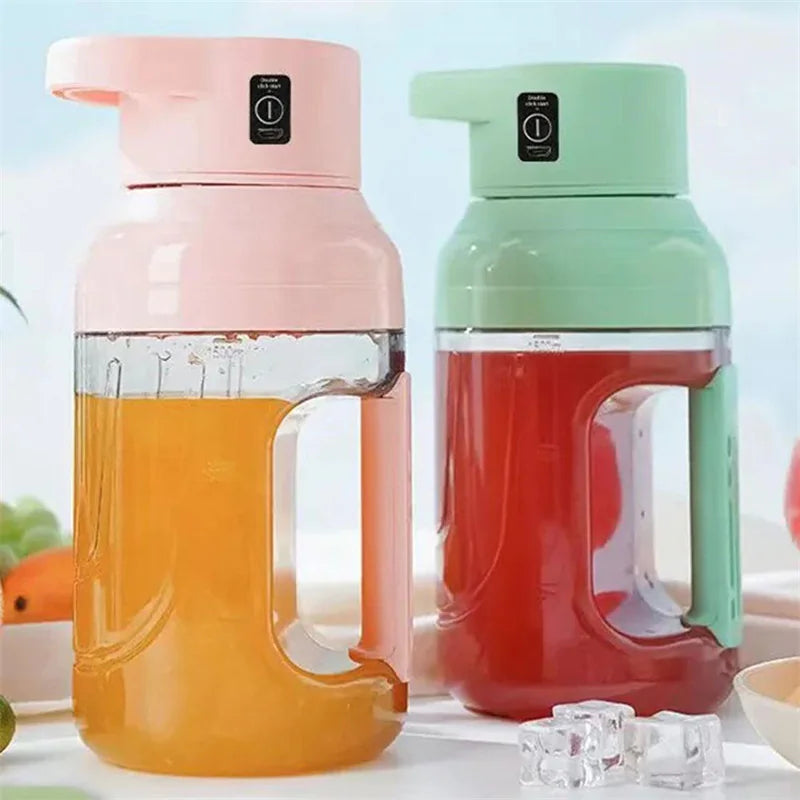 Portable Jucer Large Capacity 1500ml Juice USB Rechargeable
