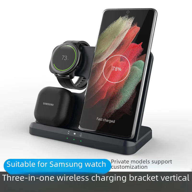 3-in-1 Wireless Charger for Samsung Phone, Watch, Earbuds